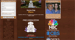 Desktop Screenshot of karmadogtrainingplano.com